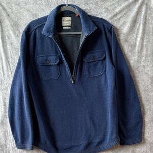 Tommy Bahama Deep Blue Zip-Up Sweater
